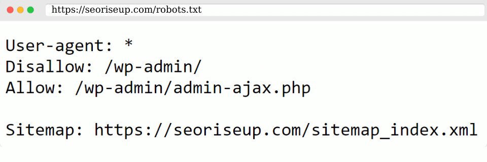 robots.txt file example
