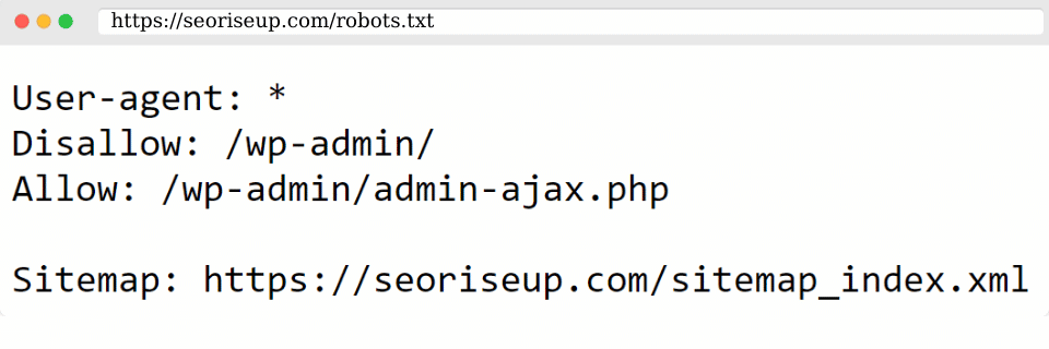 robots.txt example