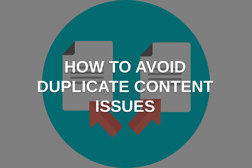 how to avoid duplicate content